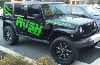 Rush Bail Bonding Jeep